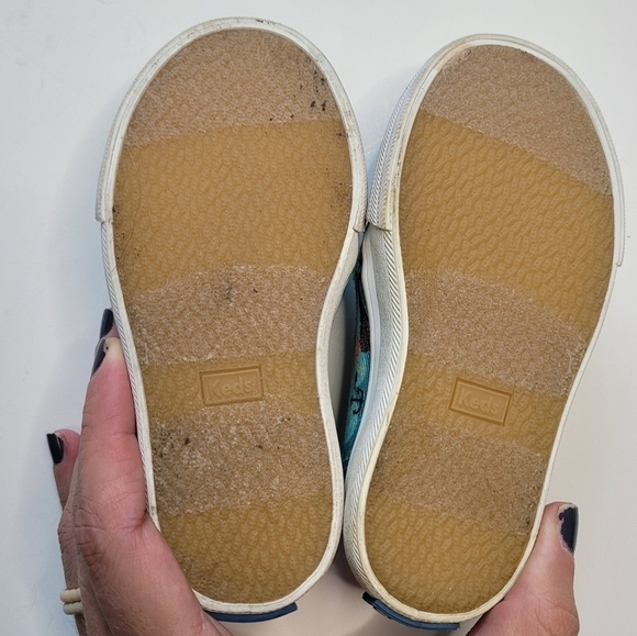 Keds x Rifle Paper Co. Double Decker Slip-On Sneaker MERMAID - Picture 9 of 9